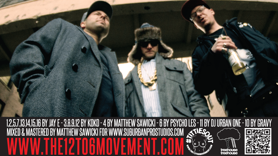 The 12 To 6 Movement - Titties Out back cover