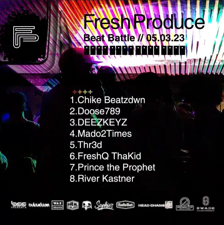 Fresh Produce lineup for 05.03.23
