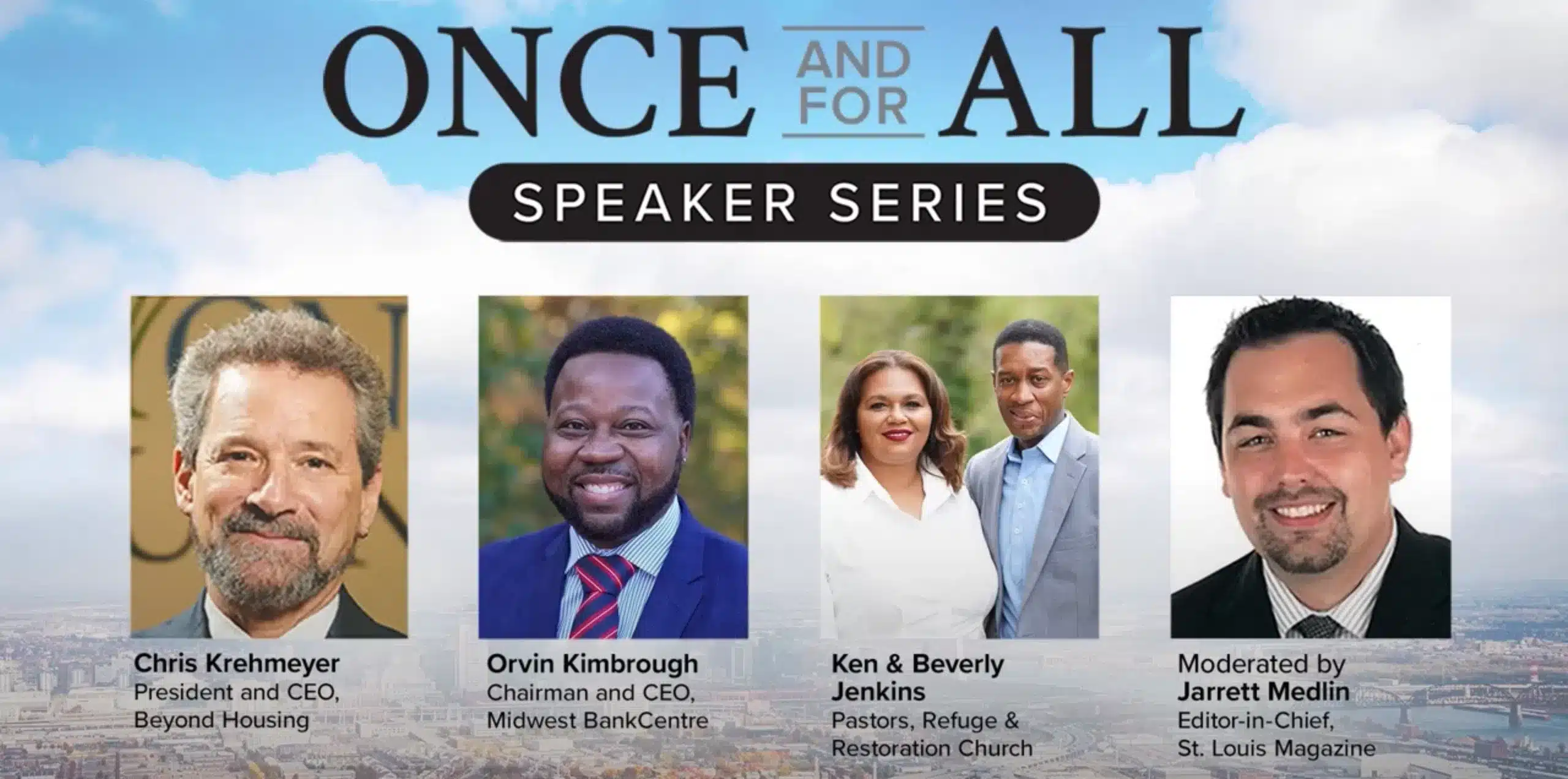Once and for All speaker series