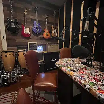 Upstairs Live Room at St Louis Recording Studios